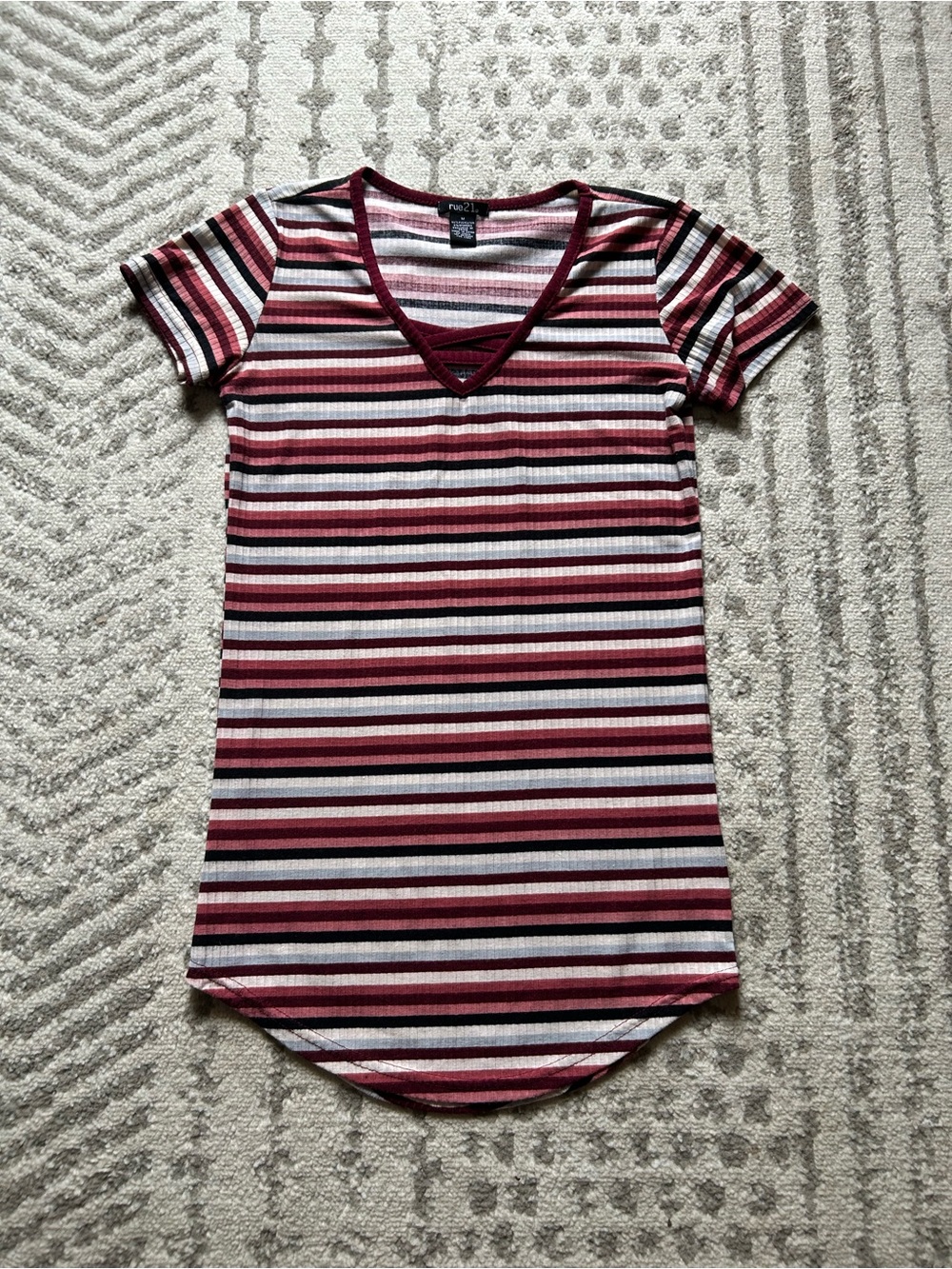 Rue21 Striped Top - Women’s Size Medium